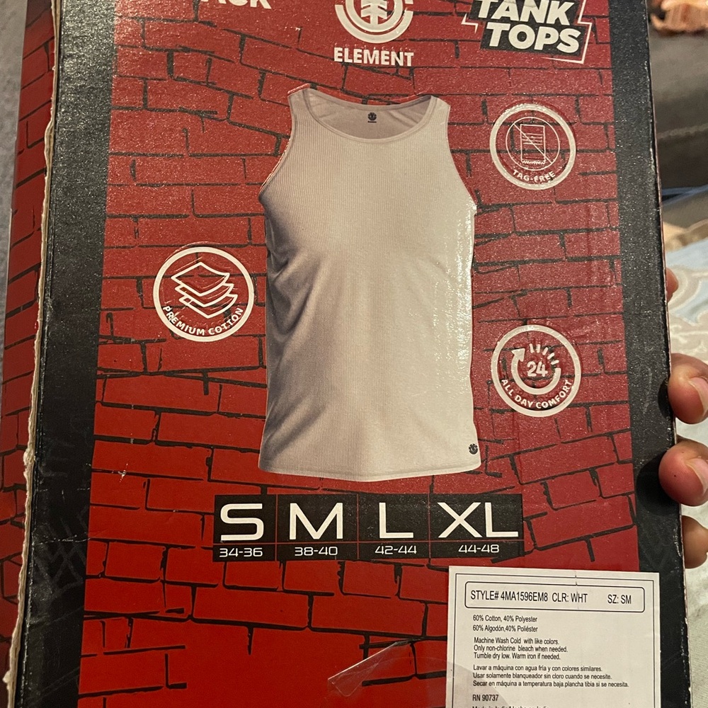 Element White Tank Top - Picture 3 of 3